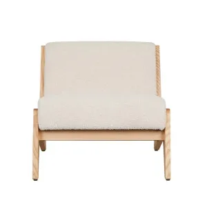 Cole Occasional Chair - Barley Boucle - Natural Ash by GlobeWest, a Chairs for sale on Style Sourcebook