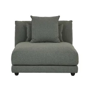 Felix Crest 1 Seater Centre Sofa - Olive Leaf by GlobeWest, a Sofas for sale on Style Sourcebook