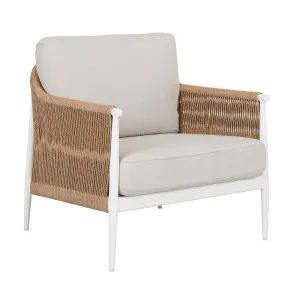 Delphi Sofa Chair - Coconut - Natural Weave by GlobeWest, a Outdoor Chairs for sale on Style Sourcebook