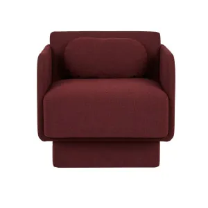 Bonnie Occasional Chair - Currant - Marsala by GlobeWest, a Chairs for sale on Style Sourcebook