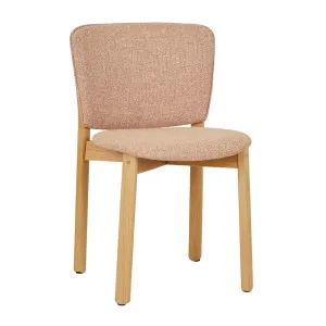 Sketch Pinta Dining Chair - Woven Red Clay - Light Oak by Sketch, a Chairs for sale on Style Sourcebook