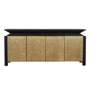 Guild Buffet - Antique Brass - Sandblasted Black by GlobeWest, a Sideboards, Buffets & Trolleys for sale on Style Sourcebook