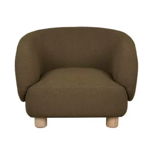 Flo Occasional Chair - Deep Olive - Natural Ash by GlobeWest, a Chairs for sale on Style Sourcebook