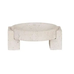 Rufus Hedra Bowl - Honeycombed Beige by GlobeWest, a Decorative Plates & Bowls for sale on Style Sourcebook