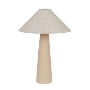 Lorne Canopy Table Lamp - Matt Sand - Oatmeal by GlobeWest, a Table & Bedside Lamps for sale on Style Sourcebook