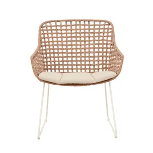 Aspen Lodge Occasional Chair - Safari Weave - Ivory by GlobeWest, a Outdoor Chairs for sale on Style Sourcebook