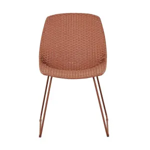 Corsica Scoop Dining Chair - Brique by GlobeWest, a Outdoor Chairs for sale on Style Sourcebook