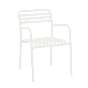 Pier Breeze Dining Armchair - White by GlobeWest, a Outdoor Chairs for sale on Style Sourcebook