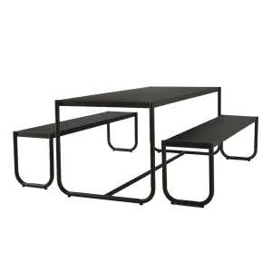 Pier Curve Dining Set Table - Black by GlobeWest, a Tables for sale on Style Sourcebook