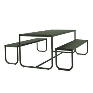 Pier Curve Dining Set Table - Green by GlobeWest, a Tables for sale on Style Sourcebook