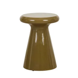 Seville Podium Large Side Table - Olive by GlobeWest, a Tables for sale on Style Sourcebook