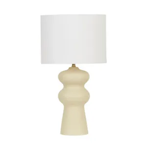 Lorne Vally Table Lamp - Butter by GlobeWest, a Table & Bedside Lamps for sale on Style Sourcebook