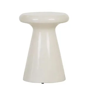 Seville Podium Large Side Table - White Tile by GlobeWest, a Tables for sale on Style Sourcebook