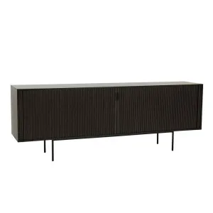 Ethnicraft Roller Max Buffet - Dark Brown Mahogany by Ethnicraft, a Sideboards, Buffets & Trolleys for sale on Style Sourcebook