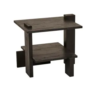 Ethnicraft Abstract Side Table - Black by Ethnicraft, a Side Table for sale on Style Sourcebook