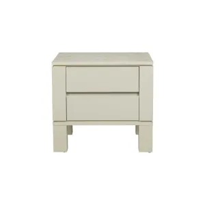 Artie Geo Bedside - Putty by GlobeWest, a Bedside Tables for sale on Style Sourcebook