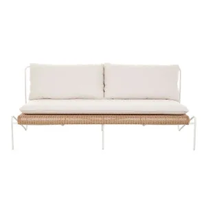 Fleur 3 Seater Sofa - Bone - Honey by GlobeWest, a Outdoor Sofas for sale on Style Sourcebook