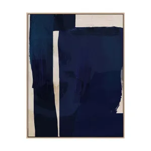 Lake Horizons Hand-Painted Wall Art - Indigo by GlobeWest, a Mirrors for sale on Style Sourcebook