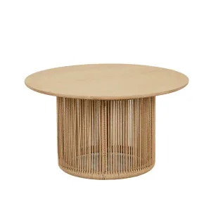 Anton Rope Coffee Table - Light Oak - Natural Papercord by GlobeWest, a Coffee Table for sale on Style Sourcebook