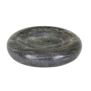 Rufus Indra Shallow Bowl - Black Marble by GlobeWest, a Decorative Plates & Bowls for sale on Style Sourcebook