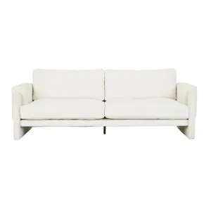 Kole Layer 3 Seater Sofa - Cream Boucle by GlobeWest, a Sofas for sale on Style Sourcebook