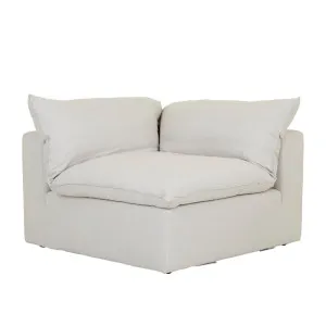 Madrid Retreat 1S Centre Sofa - Cloud Linen Weave by GlobeWest, a Sofas for sale on Style Sourcebook