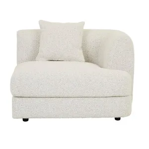 Madrid Curve 1S Centre Sofa - Grey Speckle Boucle by GlobeWest, a Sofas for sale on Style Sourcebook