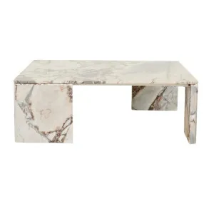 Atlas Slab Coffee Table - Natural Ocean Marble by GlobeWest, a Coffee Table for sale on Style Sourcebook