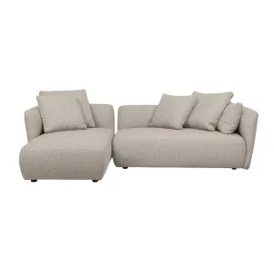 Felix Pebble Left Chaise Sofa Set - Birch Weave by GlobeWest, a Sofas for sale on Style Sourcebook