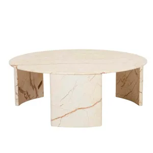 Henry Marble Coffee Table - Natural Brown Vein Marble by GlobeWest, a Coffee Table for sale on Style Sourcebook