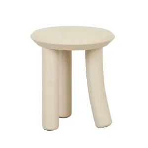 Artie Kick Side Table - Putty by GlobeWest, a Side Table for sale on Style Sourcebook