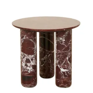 Atlas Orbit Side Table - Rouge Marble by GlobeWest, a Bedside Tables for sale on Style Sourcebook