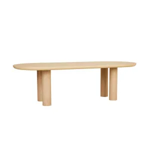 Seb Oval Four Leg Dining Table - Oak by GlobeWest, a Dining Tables for sale on Style Sourcebook