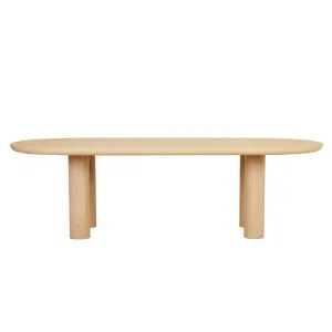 Seb Oval Four Leg Dining Table - Oak by GlobeWest, a Dining Tables for sale on Style Sourcebook