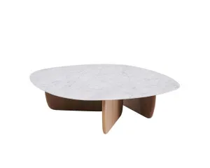 Sketch Eden Coffee Table - White Marble - Light Oak by Sketch, a Coffee Table for sale on Style Sourcebook