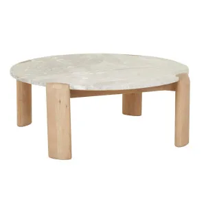 Willa Marble Coffee Table - Grey Marble - Light Oak by GlobeWest, a Coffee Table for sale on Style Sourcebook