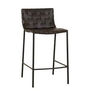 Everly Barstool - Jet Black - Black Metal by GlobeWest, a Bar Stools for sale on Style Sourcebook