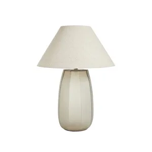 Emery Drum Table Lamp - Olive - Natural by GlobeWest, a Table & Bedside Lamps for sale on Style Sourcebook