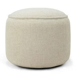 Ethnicraft Outdoor Donut Ottoman - Natural Check by GlobeWest, a Outdoor Benches for sale on Style Sourcebook