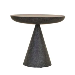 Livorno Luna Cafe Table - Black Speckle by GlobeWest, a Tables for sale on Style Sourcebook