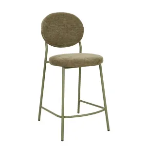 Laylah Loop Barstool - Copeland Olive - Matt Green by GlobeWest, a Bar Stools for sale on Style Sourcebook