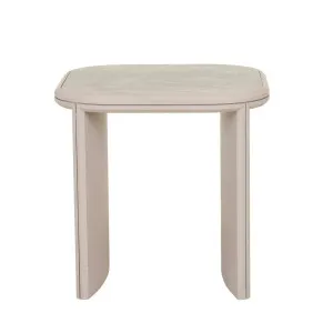 Tucci Side Table - Moon Grey - Matt Husk by GlobeWest, a Bedside Tables for sale on Style Sourcebook