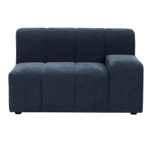 Juno Channel 1 Seater Right Arm Sofa - Copeland Ink by GlobeWest, a Sofas for sale on Style Sourcebook