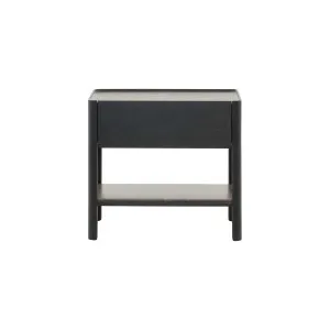 Sketch Tye Marble Bedside - Black Marble - Black Onyx by Sketch, a Bedside Tables for sale on Style Sourcebook