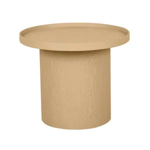 Classique Pedestal Side Table - Camel by GlobeWest, a Side Table for sale on Style Sourcebook