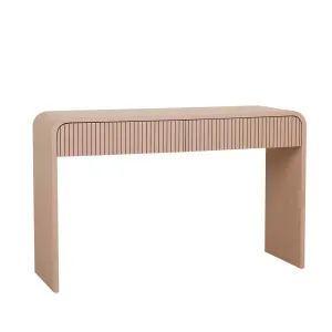 Chloe Channel Console - Chai by GlobeWest, a Console Table for sale on Style Sourcebook