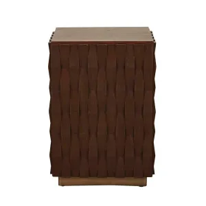 Trove Brick Side Table - Chestnut by GlobeWest, a Side Table for sale on Style Sourcebook