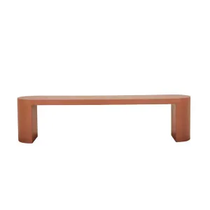 Petra Bench - Burnt Sienna by GlobeWest, a Outdoor Benches for sale on Style Sourcebook