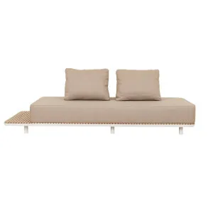 Portsea Loft Sofa - Dark Beige - White by GlobeWest, a Outdoor Sofas for sale on Style Sourcebook