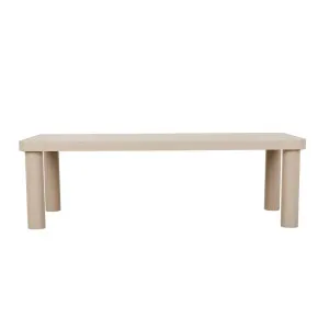 Frankie Outdoor Ceramic Dining Table - Light Grey - Clay by GlobeWest, a Tables for sale on Style Sourcebook